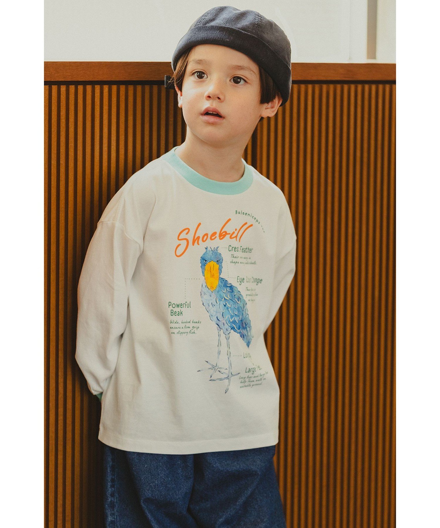 BEAMS mini 【COLLABORATION】那須どうぶつ王国・神戸どうぶつ王国 / 博士 ロングスリーブ Tシャツ 2026FW(100~140cm) ビームス ミニ トップス カットソー・Tシャツ