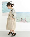 アーバンリサーチ ワンピース 【SALE／20%OFF】URBAN RESEARCH DOORS 『親子リンク』add fabrics 撥水ワンピース(KIDS) アーバンリサーチドアーズ ワンピース・ドレス ワンピース ベージュ グレー【送料無料】