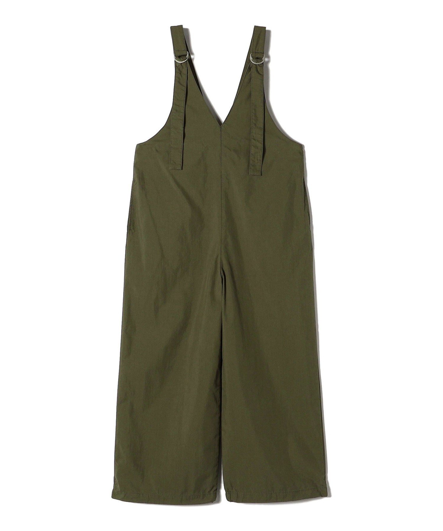 【SALE／60%OFF】SHIPS WOMEN ＜洗濯機可能＞ミリタリー 裾 ドロスト オールインワン シップス オールインワン・オーバーオール オールインワン・つなぎ ベージュ グリーン【送料無料】
