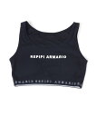 repipi armario ハリヌキハーフトップ レピピアルマリオ インナー・ルームウェア その他のインナー・ルームウェア グレー ネイビー ホワイト
