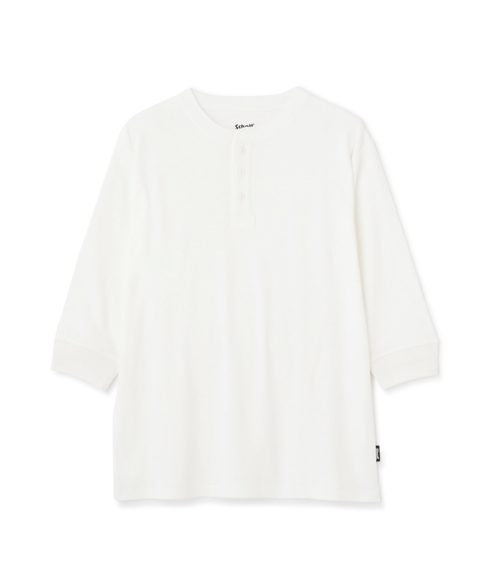Schott HALF SLEEVE HENRY NECK PACK T-SHIRT ショット トップス カットソー・Tシャツ ブラック ホワイト【送料無料】