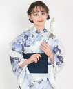 【SALE/5%OFF】KYOETSU 簡単着付け ワンピース 浴衣 女の子 2点セット( ワンピース浴衣 + 帯 ) キョウエツ 着物・浴衣・和装小物 浴衣 ...