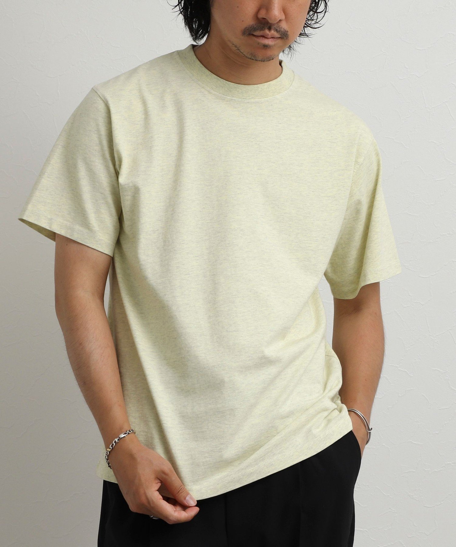【BECシリーズ】【SCREEN STARS/スクリーンスターズ】別注16/-リングスパン杢製品染めT 26SS ノーリーズ トップス カットソー・Tシャツ イエロー ホワイト ブルー
