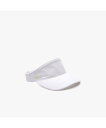 【SALE/30%OFF】LACOSTE ワントーン鹿の子地サンバイザー ラコステ 帽子 サンバイザー ホワイト【送料無料】