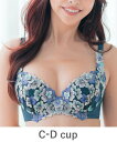 fran de lingerie バストメイクの真骨頂 可憐な花びら刺繍「グレースイストフラワーペタル」ブラジャー フランデランジェリー インナー・ルームウェア...