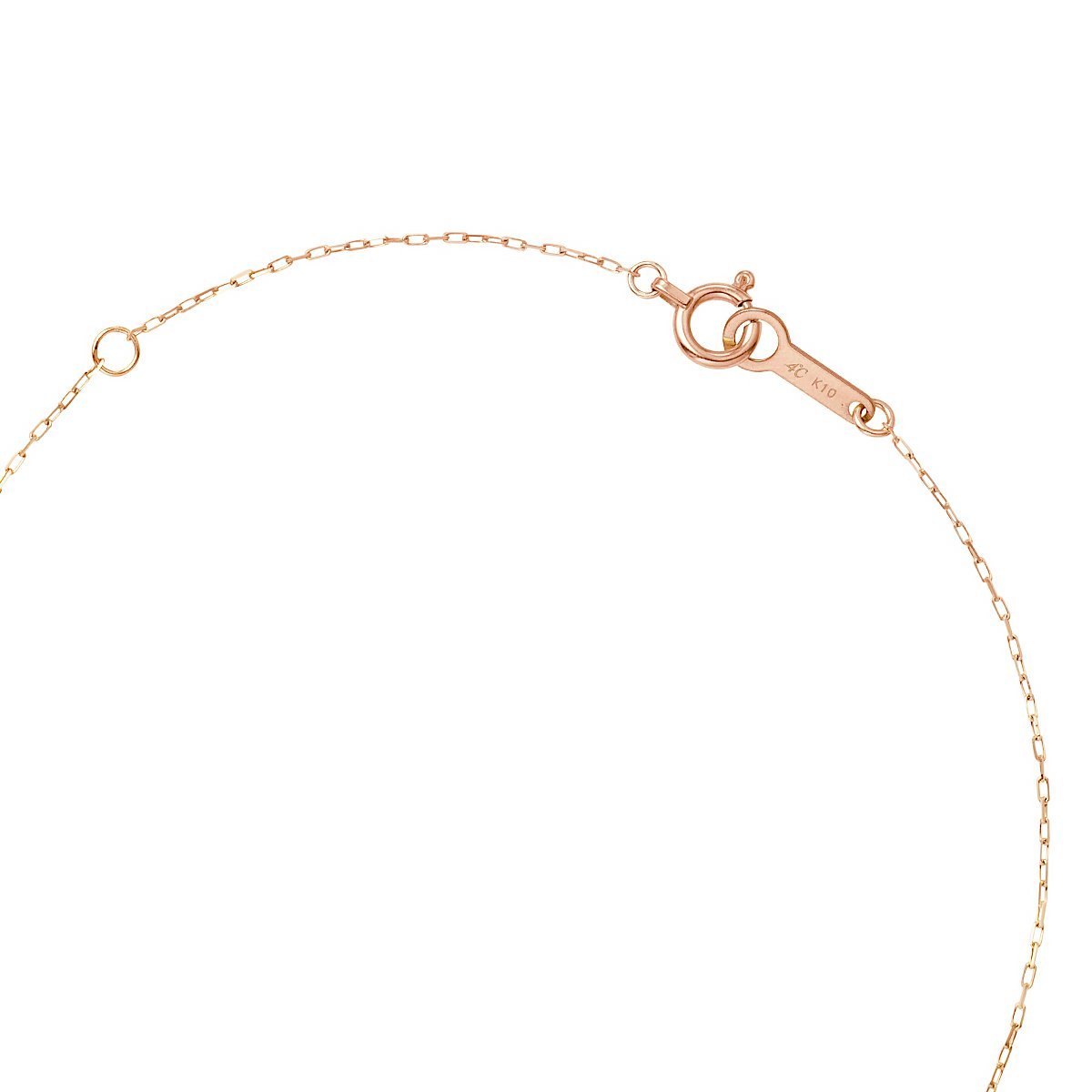 4℃ 【1月誕生石】K10ピンクゴールド ネックレス ヨンドシー アクセサリー・腕時計 ネックレス ゴールド【送料無料】