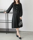 【SALE/50%OFF】La-gemme 胸元フリルスカートセットアップ ラジュール スーツ・フォーマル セットアップスーツ ブラック ベージュ ネイビー【送...