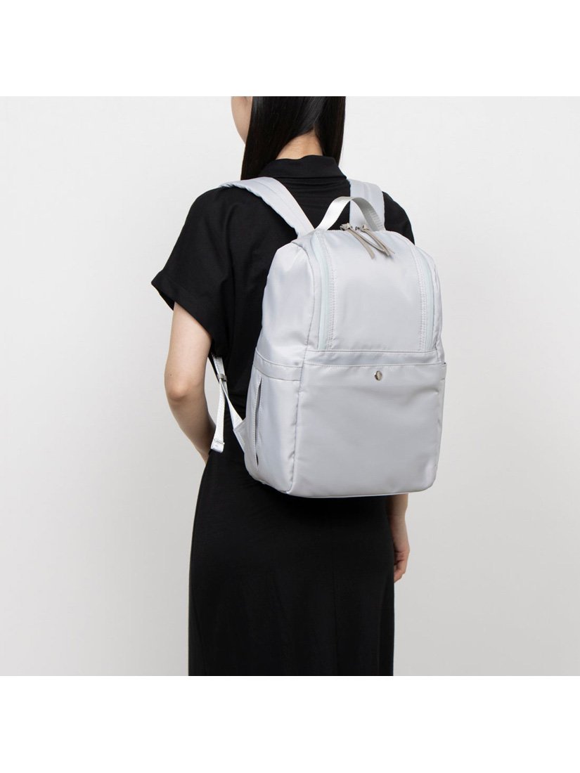 cache cache カシュカシュ cachecache / 10ポケット撥水リュックサック アンビリオン バッグ リュック・バックパック グレー ブラック【送料無料】