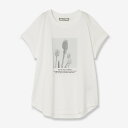 R-ISM 【R-ISM人気アイテム】グラフィックTシャツ(TULIP) リズム トップス カットソー・Tシャツ ネイビー ホワイト【送料無料】