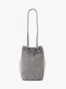 【SALE/50%OFF】Afternoon Tea LIVING フェイクファーハトメ巾着バッグ アフタヌーンティー・リビング バッグ ショルダーバッグ グレー ベージュ