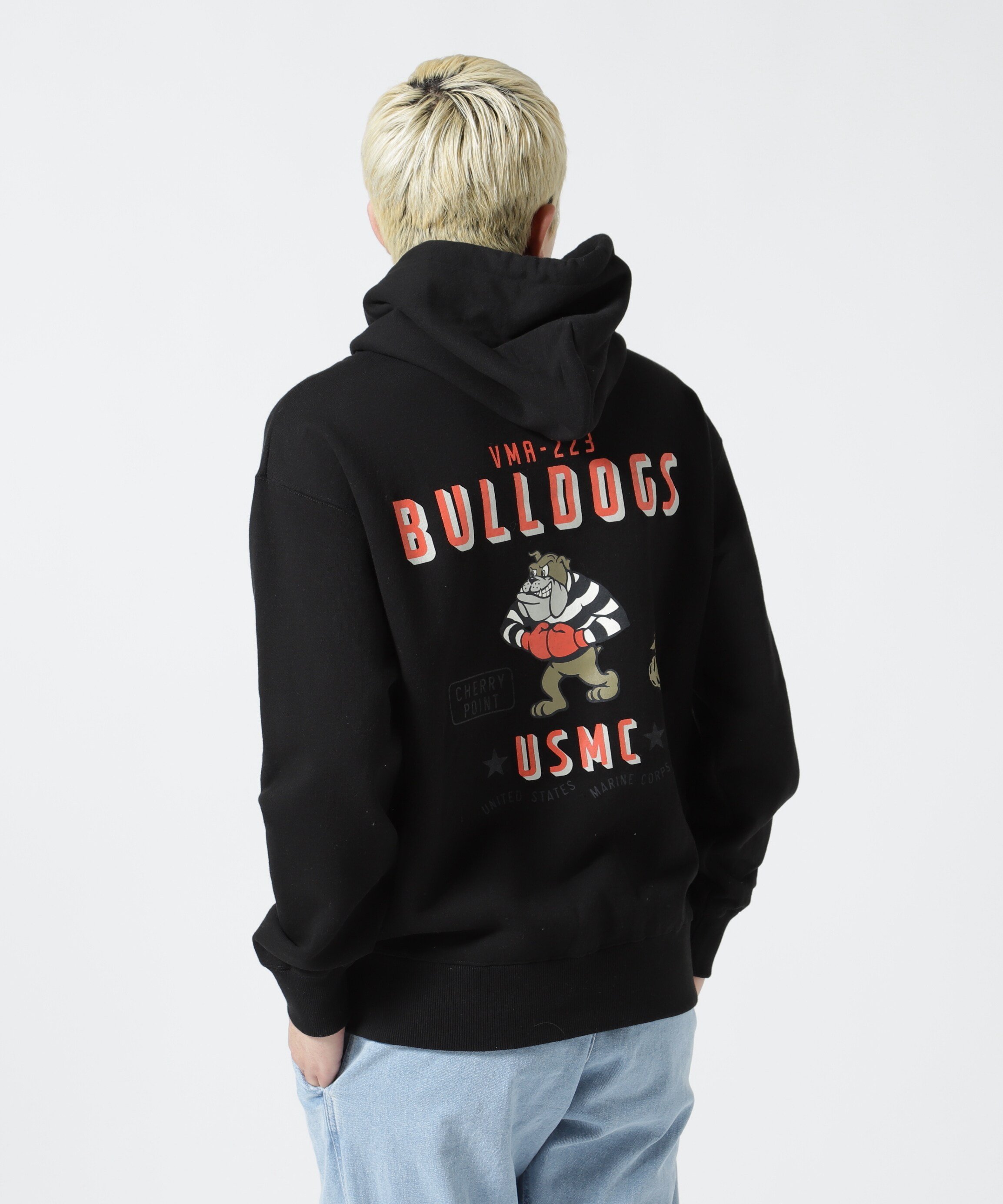 アヴィレックス パーカー メンズ 【SALE／50%OFF】AVIREX 《直営店限定》BULLDOG PULL OVER PARKA / ブルドッグ プルオーバー パーカー アヴィレックス トップス パーカー・フーディー ブラック グレー ホワイト【送料無料】