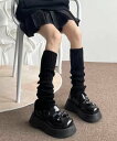 【SALE/10%OFF】HOOK 【HOOK】for girls リブ編み無地レッグウォーマー アイモハ 靴下・レッグウェア レッグウォーマー グレー ブラッ...