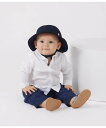 PETIT BATEAU クロシェ プチバトー 帽子 ハット ネイビー ホワイト【送料無料】