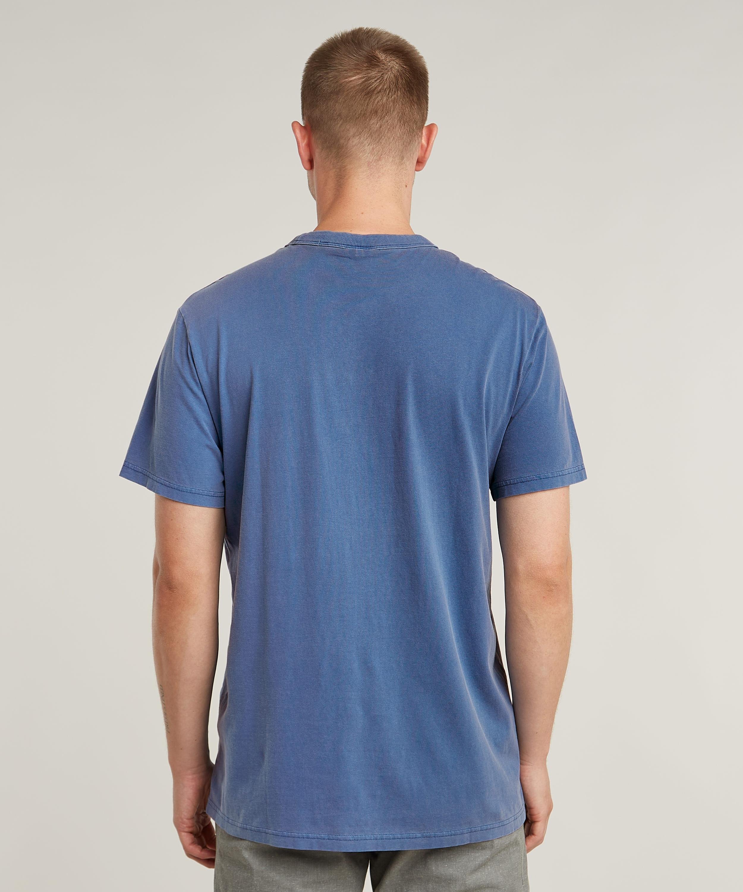 【公式ショップ】NIFOUS T-SHIRT/ベーシックデザインガーメントダイワンポイントロゴTシャツ ジースターロゥ トップス カットソー・Tシャツ ブルー