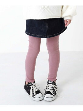 【SALE/30%OFF】devirock メロウリブレギンス タイツ スパッツデビロック 子供服 キッズ デビロック ファッショングッズ タイツ/レギンス パープル ホワイト ピンク ブラック ブラウン グレー
