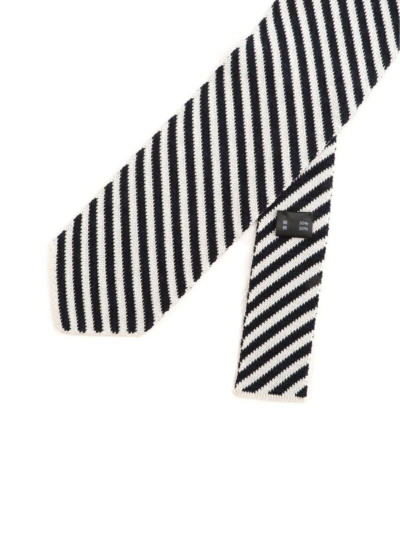 Silk Cotton Knit Tie NY01930