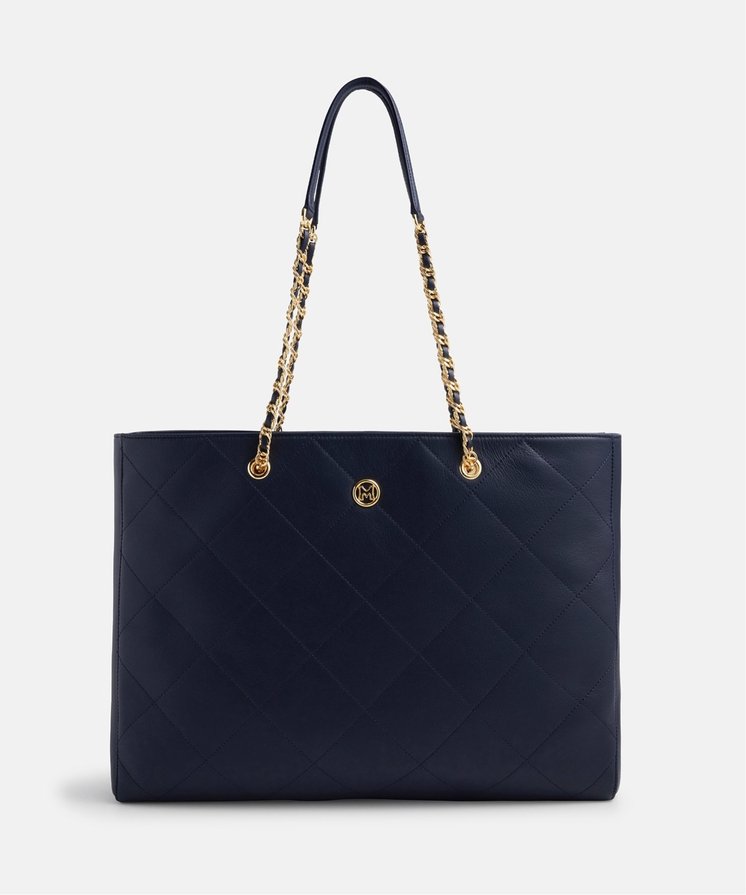 【SALE／53%OFF】METROCITY (W)ダイヤ キルティング ショッパーバッグ ラージ メトロシティ バッグ トートバッグ ネイビー【送料無料】