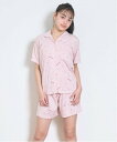 Lovetoxic 半袖ニットシャツ上下 ナルミヤオンライン インナー・ルームウェア その他のインナー・ルームウェア ブルー ピンク