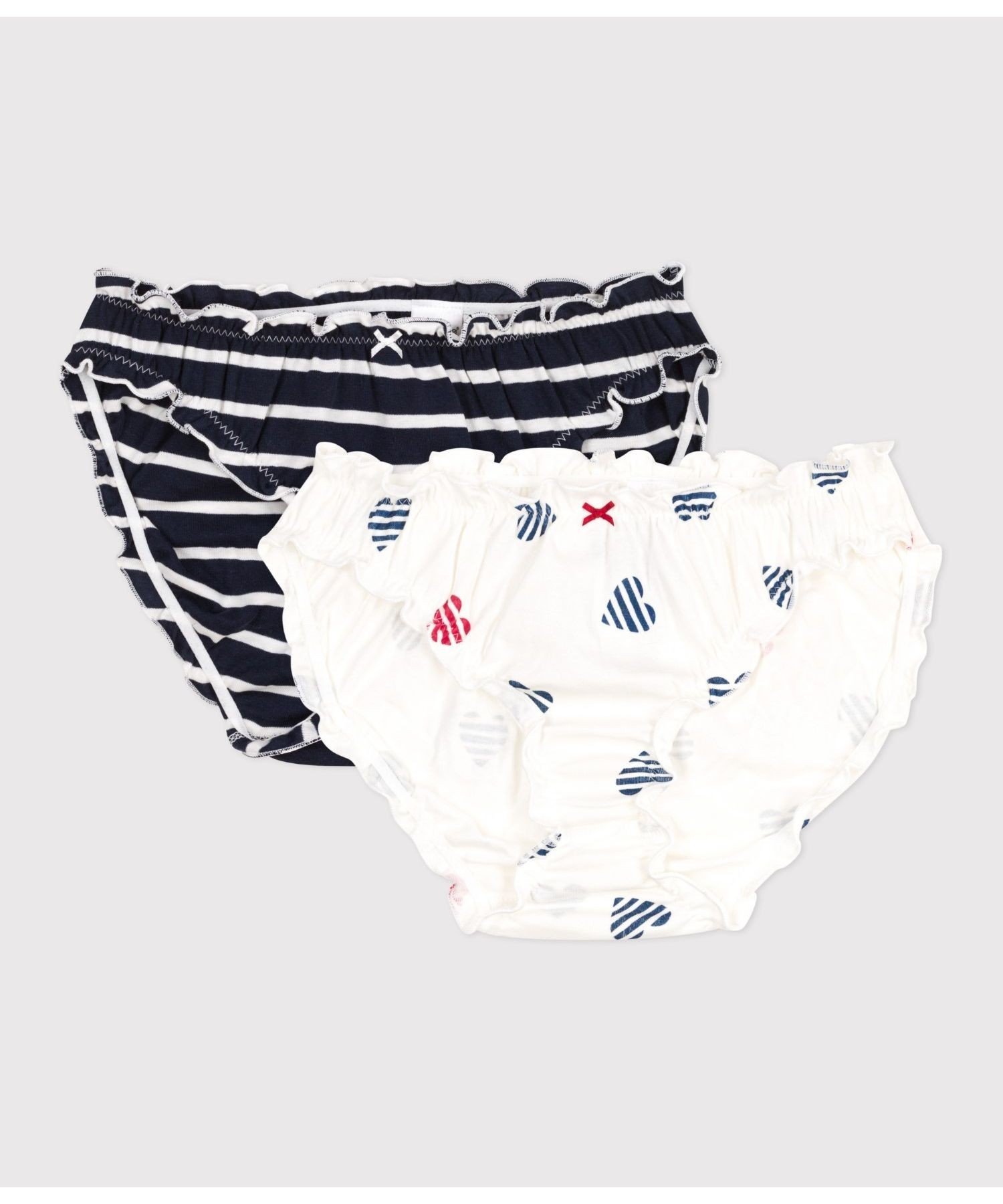 PETIT BATEAU ショーツ2枚組 プチバトー インナー・ルームウェア ショーツ【送料無料】
