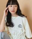 THEATRE PRODUCTS 別注 ウエストコード ワンポイントTシャツ 25SS フリークスストア トップス カットソー・Tシャツ ベージュ グレー【送料無料】(4)