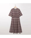 SCAPA Liberty Printアイアンワンピース スキャパ ワンピース・ドレス ドレス ネイビー レッド【送料無料】