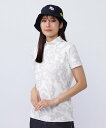 PEARLY GATES PGロゴデニム柄Peストレッチ半袖ハイネックカットソー パーリーゲイツ トップス その他のトップス イエロー ネイビー【送料無料】