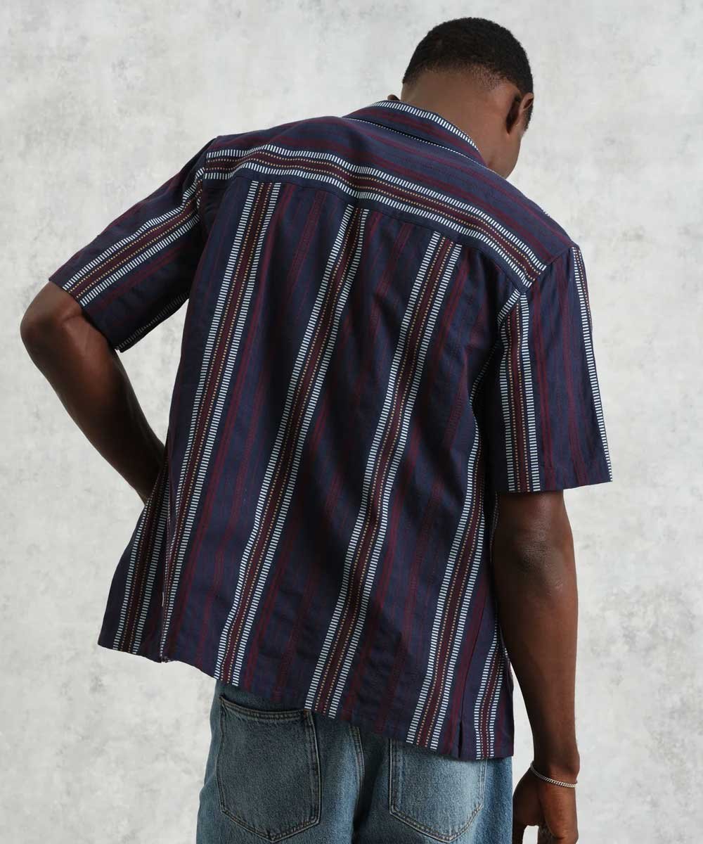 Wax London ディドコットシャツ COTTON DOBBY STRIPE ワックスロンドン トップス シャツ・ブラウス【送料無料】