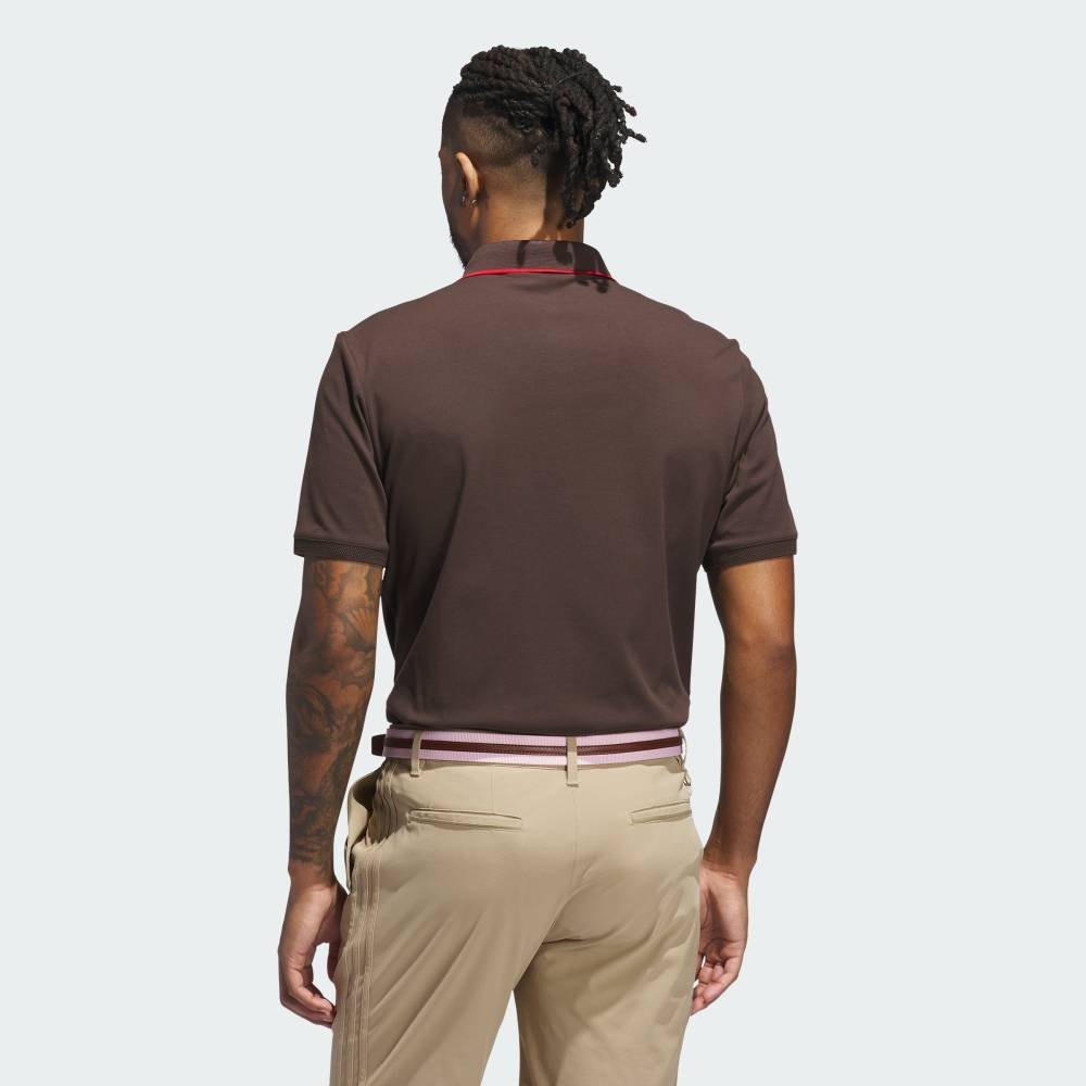 【SALE／20%OFF】adidas 【公式】アディダス adidas 【オリジナルスゴルフ】ツイストニット ワンポイントロゴ 半袖ポロ アディダス トップス ポロシャツ ブラウン【送料無料】