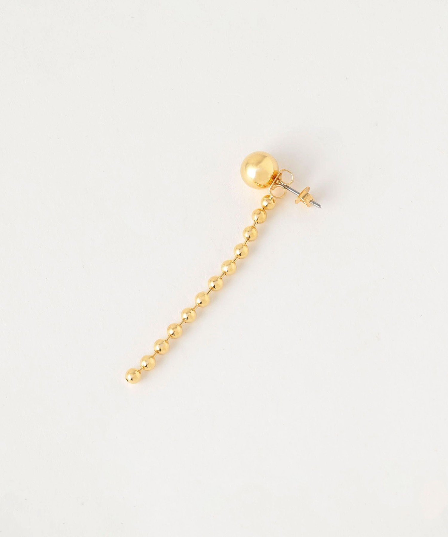 【SALE／50%OFF】UNITED ARROWS green label relaxing 2WAY ボールチェーン ピアス ユナイテッドアローズ アウトレット アクセサリー・腕時計 ピアス シルバー ゴールド