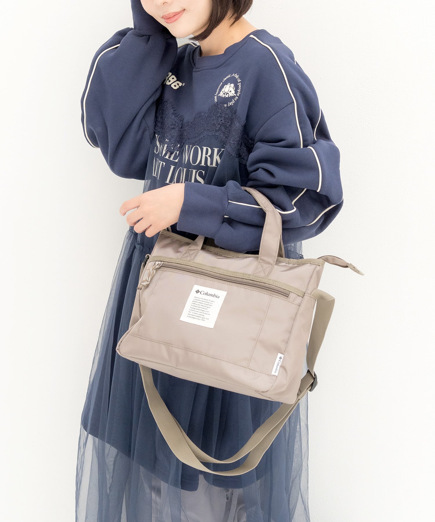【Columbia】Iron Romeo トートショルダー ロワード バッグ ショルダーバッグ グレー ベージュ ブラック