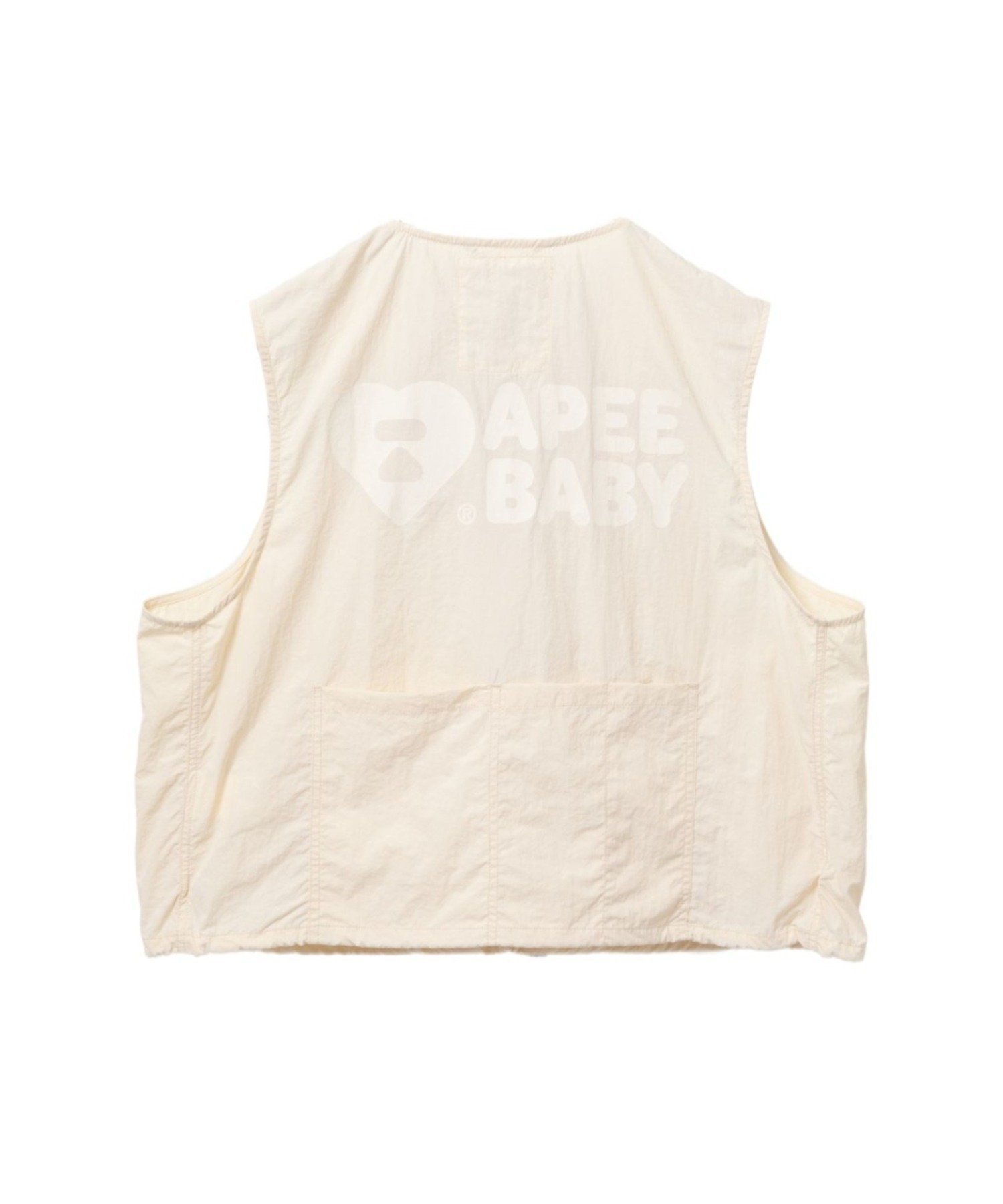 SILICON BADGE MULTI-POCKETS VEST ア ベイシング エイプ ジャケット・アウター ブルゾン・ジャンパー ネイビー ホワイト