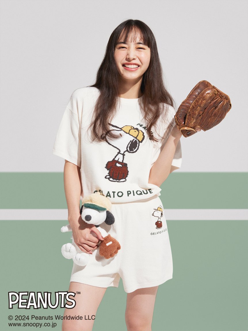 gelato pique 【PEANUTS】SNOOPY ジャガードプルオーバー ジェラートピケ インナー・ルームウェア その他のインナー・ルームウェア ホワイト ピンク【送料無料】 3