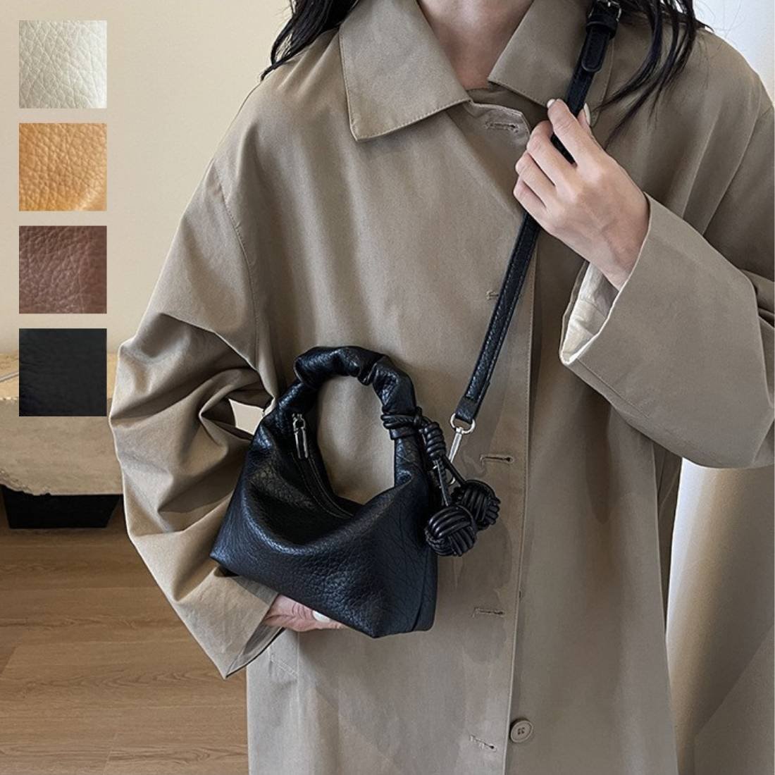 【SALE／22%OFF】maison de LATIR 2wayおだんごミニショルダーバッグ メゾンドラティール バッグ ショ..