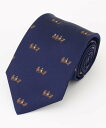 J.PRESS 【JOKE TIE COLLECTION】四猿 ネクタイ ジェイプレス スーツ・フォーマル ネクタイ・蝶ネクタイ ブルー【送料無料】