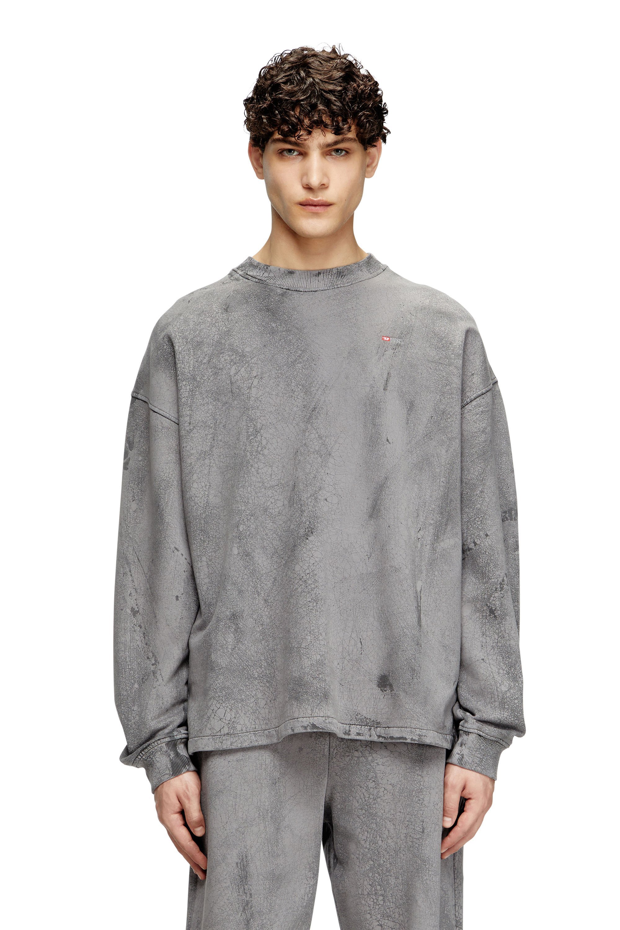 DIESEL【スウェット☆グレー】関税送料込 楽天市場】diesel(カラーグレー)(スウェット・トレーナー