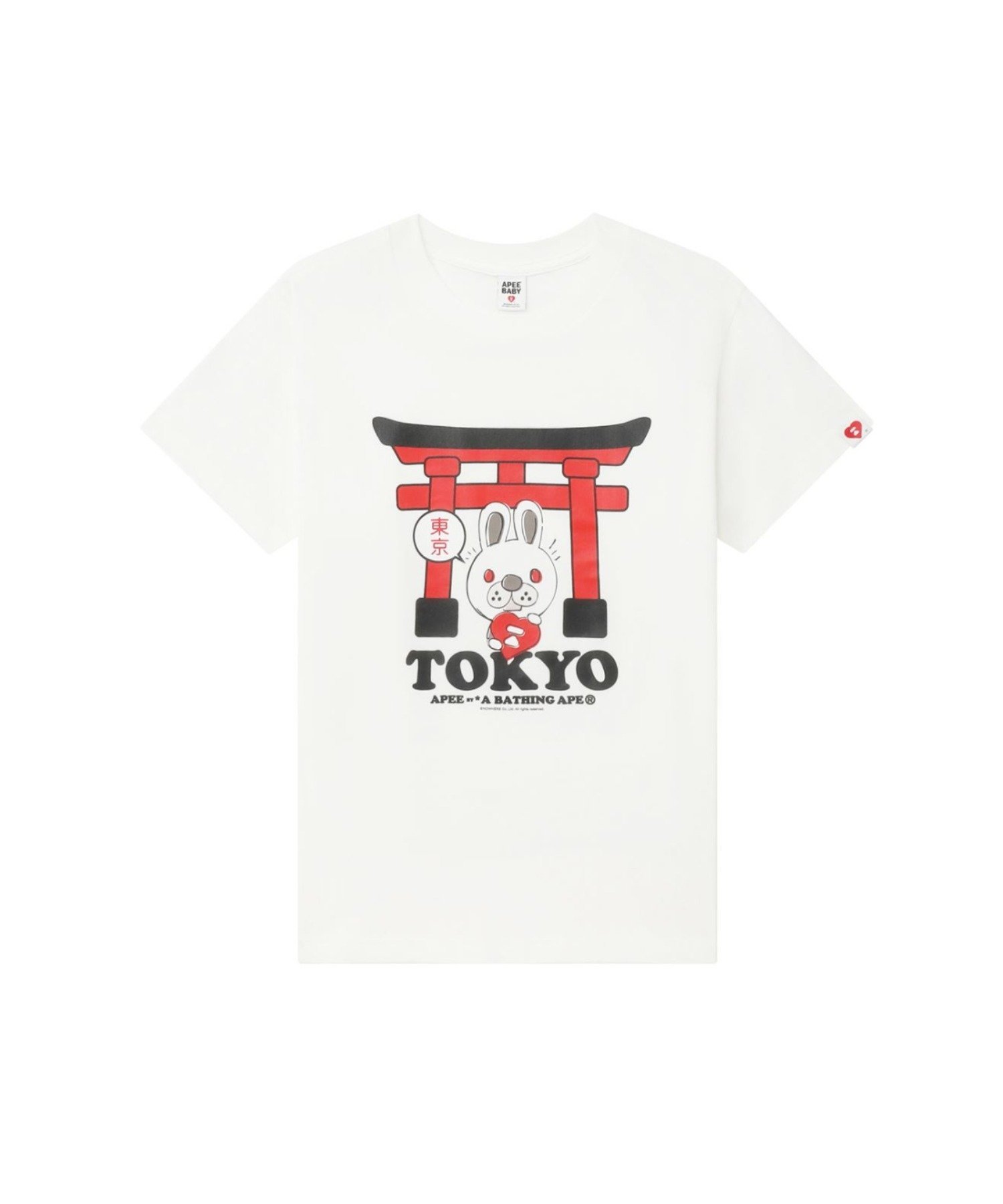 A BATHING APE TOKYO EDITION TEE #4 ア ベイシング エイプ トップス カットソー・Tシャツ ホワイト【送料無料】