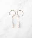 TOCCA yWEBzFRILL PEARL SWING PIERCED EARRINGS K10S[h Wp[sAX gbJ ANZT[Erv sAXyz