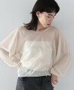 【SALE/50%OFF】GALLEST シアーVネックプルオーバー インディヴィ トップス ニット ホワイト グリーン ブラック ブラウン【送料無料】(4)