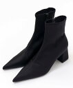 MAISON SPECIAL Multi Fabric Stretch Short Boots メゾンスペシャル シューズ・靴 ブーツ ブラック ブラウン レッ...