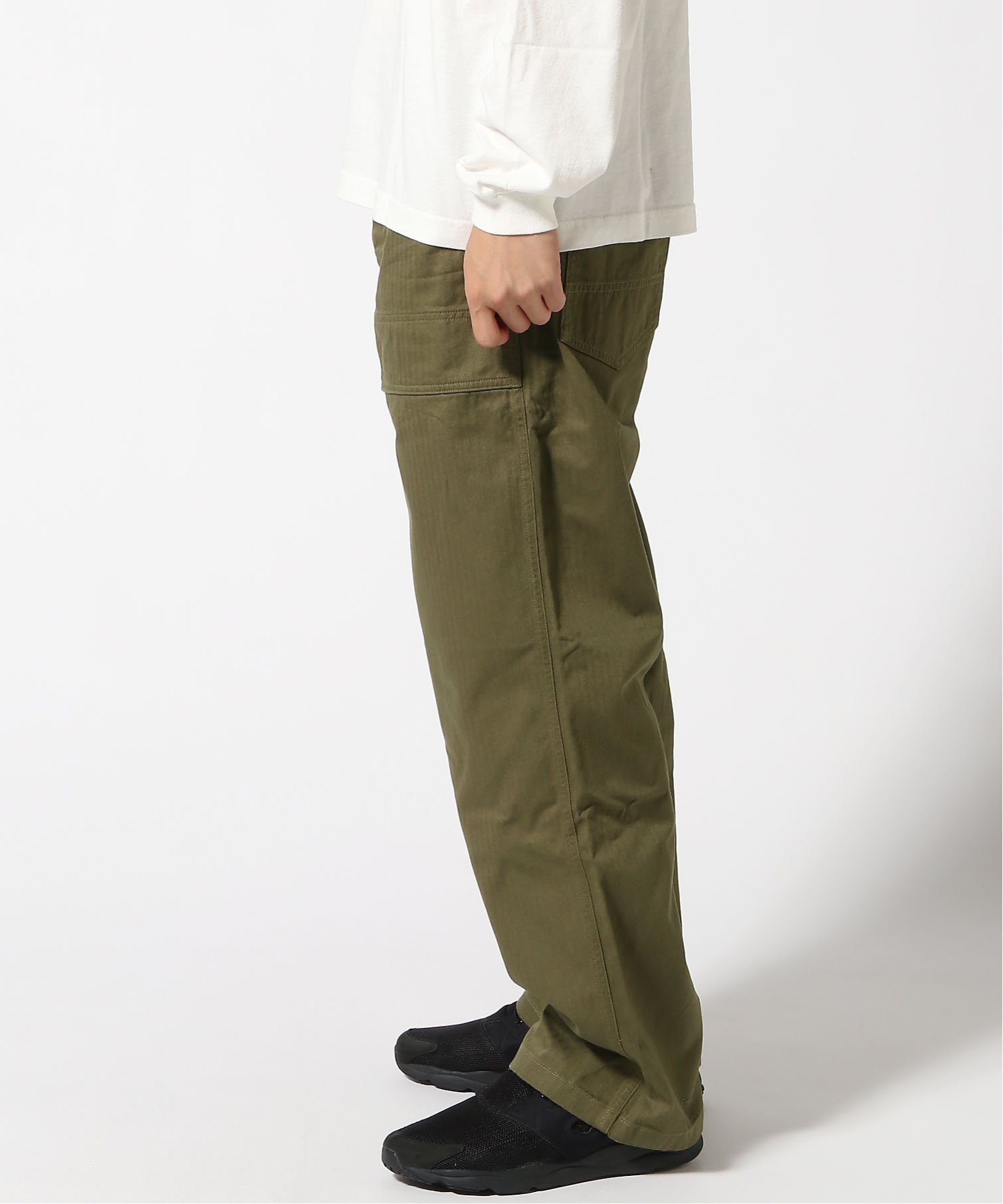 【SALE／30%OFF】Nudie Jeans Nudie Jeans/(M)Tuff Tony Fatigue Pants ヒーローインターナショナル マーケット プレイス パンツ その他のパンツ カーキグリーン【送料無料】