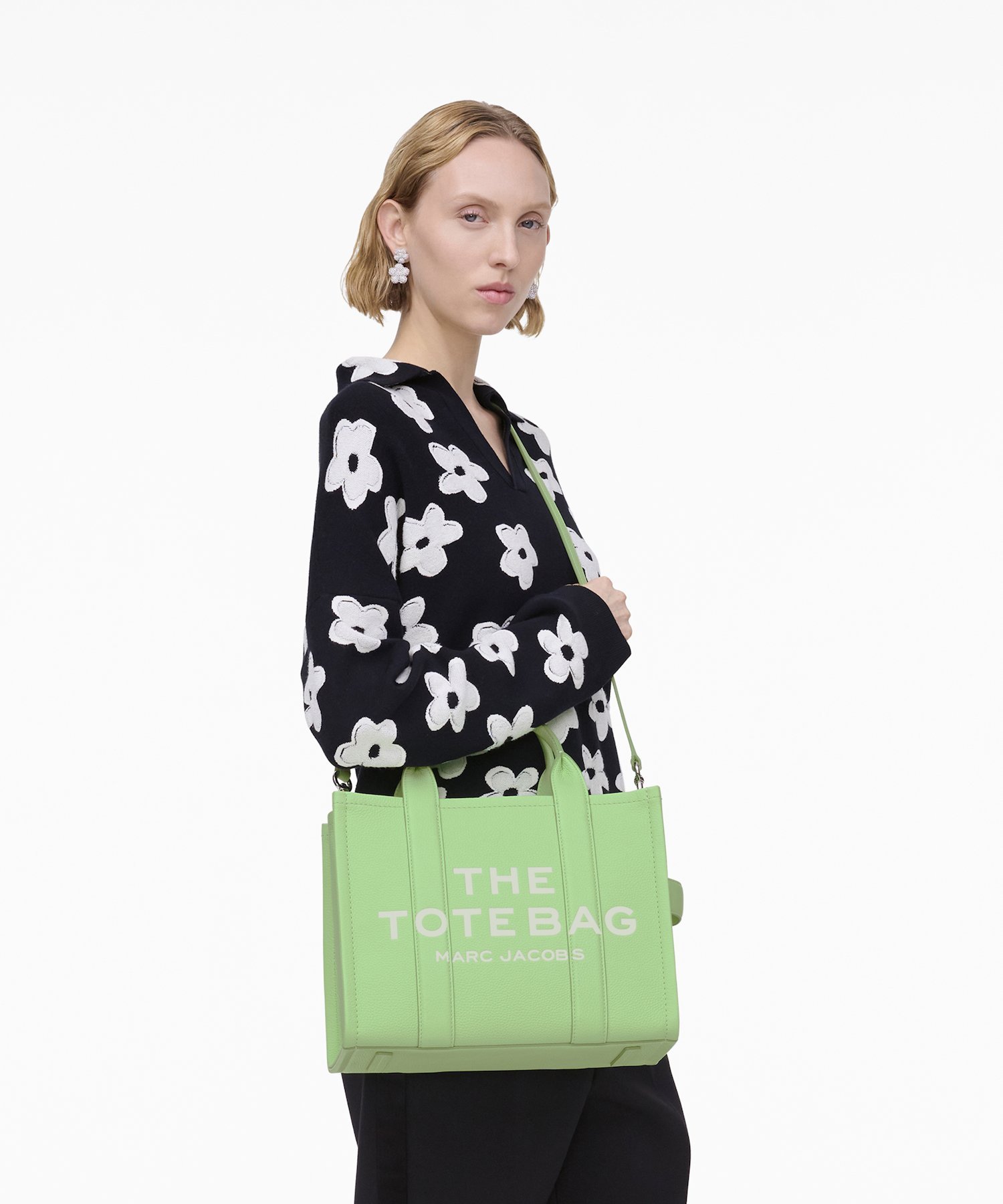 MARC JACOBS LEATHER TOTE BAG THE MEDIUM TOTE マーク ジェイコブス バッグ トートバッグ【送料無料】