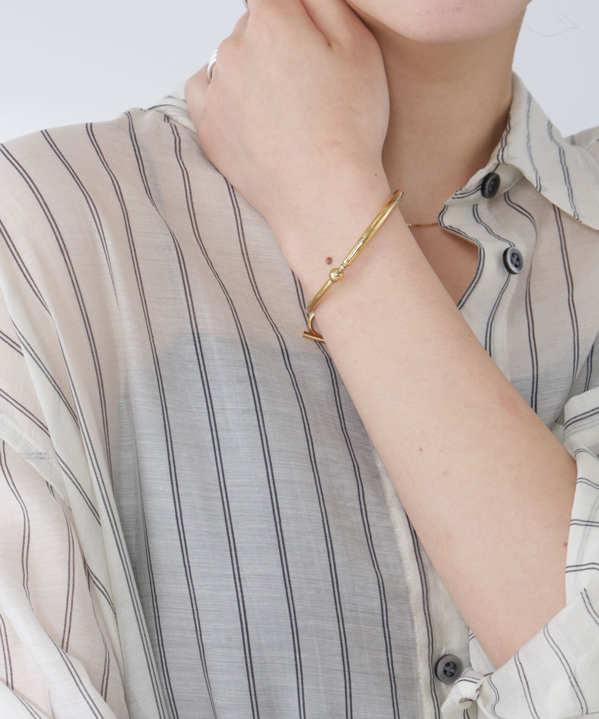 【SALE／30%OFF】NANO universe SOAC/Rain Drops Bridge Bracelet ナノユニバース アクセサリー・腕時計 ブレスレット・バングル シルバー ゴールド【送料無料】 stylife-15167129 Rakuten Fashion サンプル画像2