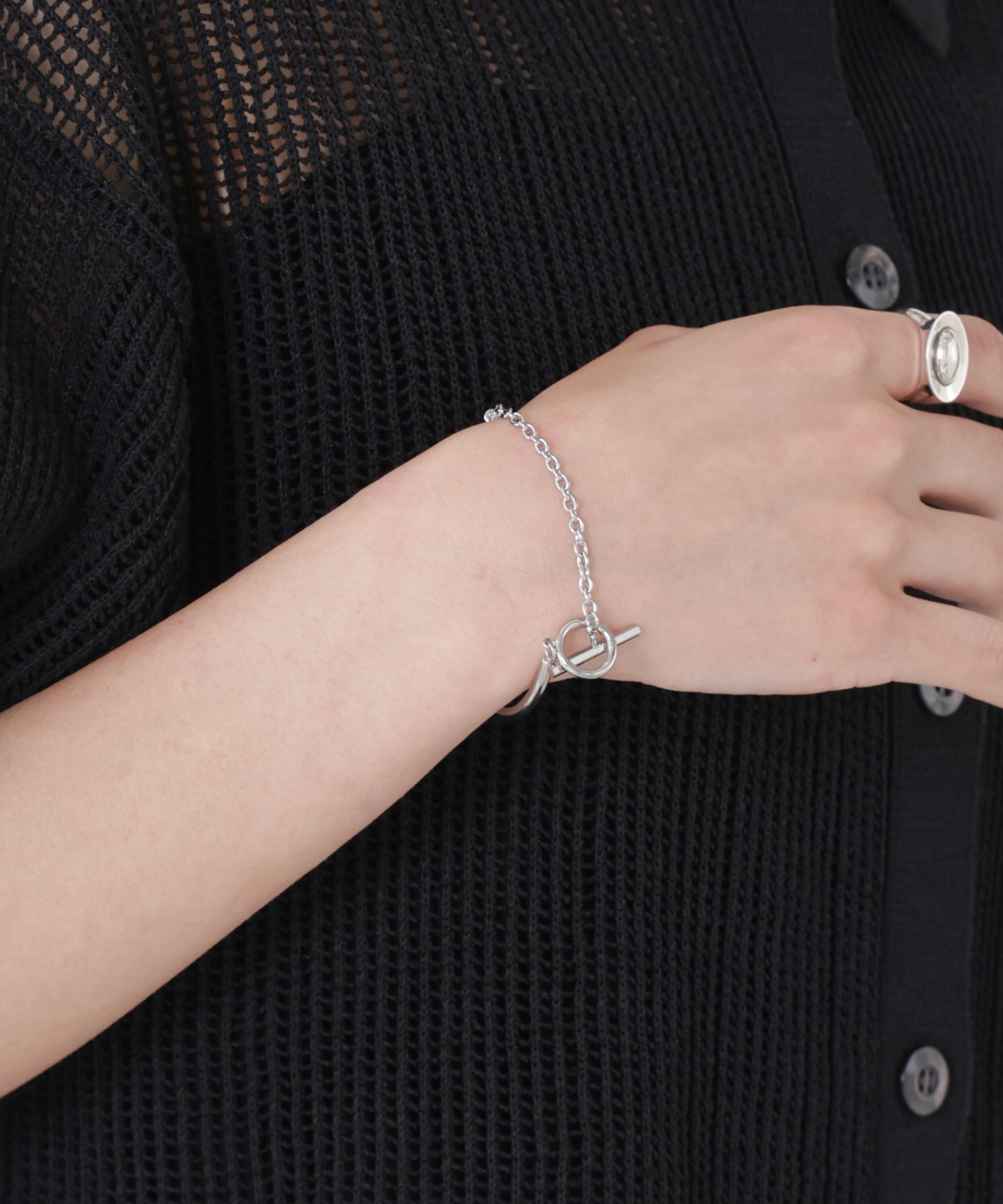 【SALE／30%OFF】NANO universe SOAC/Rain Drops Bridge Bracelet ナノユニバース アクセサリー・腕時計 ブレスレット・バングル シルバー ゴールド【送料無料】 stylife-15167129 Rakuten Fashion サンプル画像3