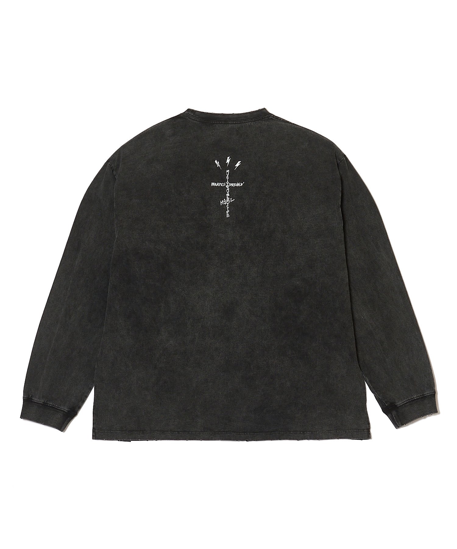 MSML OLD ENGLISH GRAPHIC LONG SLEEVE T SHIRT ガーデン トップス カットソー・Tシャツ ブラック【送料無料】