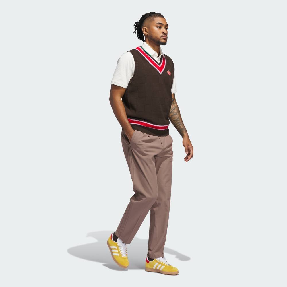 【SALE／20%OFF】adidas 【公式】アディダス adidas 【オリジナルスゴルフ】Originals ニット ベスト アディダス ジャケット・アウター ブルゾン・ジャンパー ブラウン【送料無料】