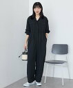 【SALE/15%OFF】AMERICAN HOLIC ジャンプスーツ アメリカン ホリック オールインワン・オーバーオール オーバーオール・サロペット ネイビー ブラック【送料無料】