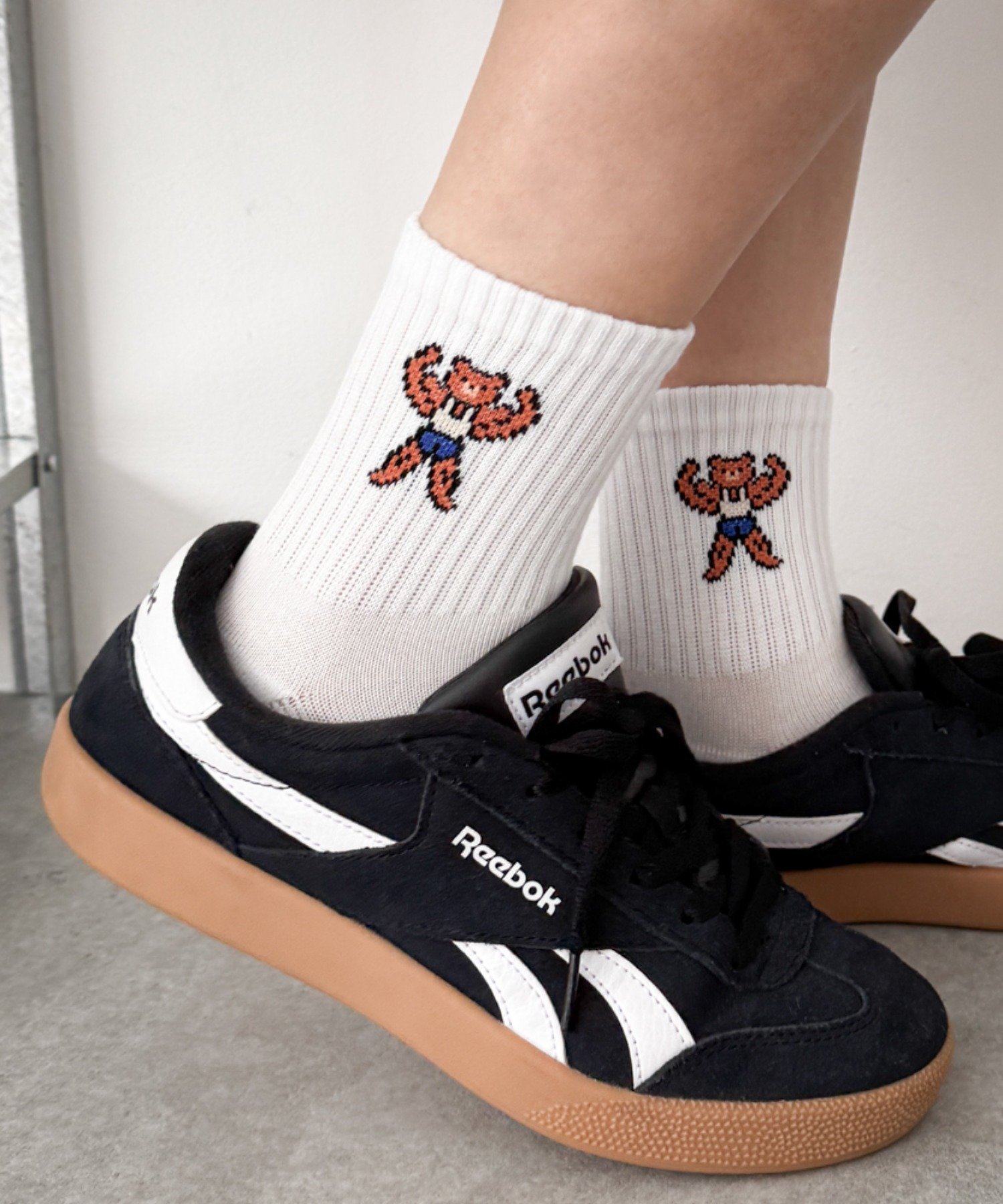 WEGO LADY'S ムキムキマッチョアニマルソックス ウィゴー 靴下・レッグウェア 靴下