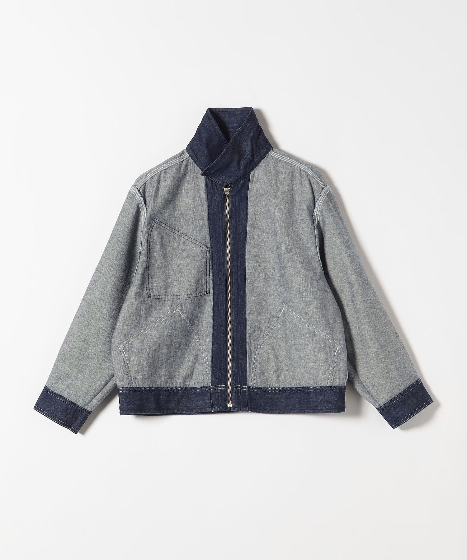 Lee: ジップ アップ シャツ ジャケット シップス ジャケット・アウター その他のジャケット・アウター ネイビー