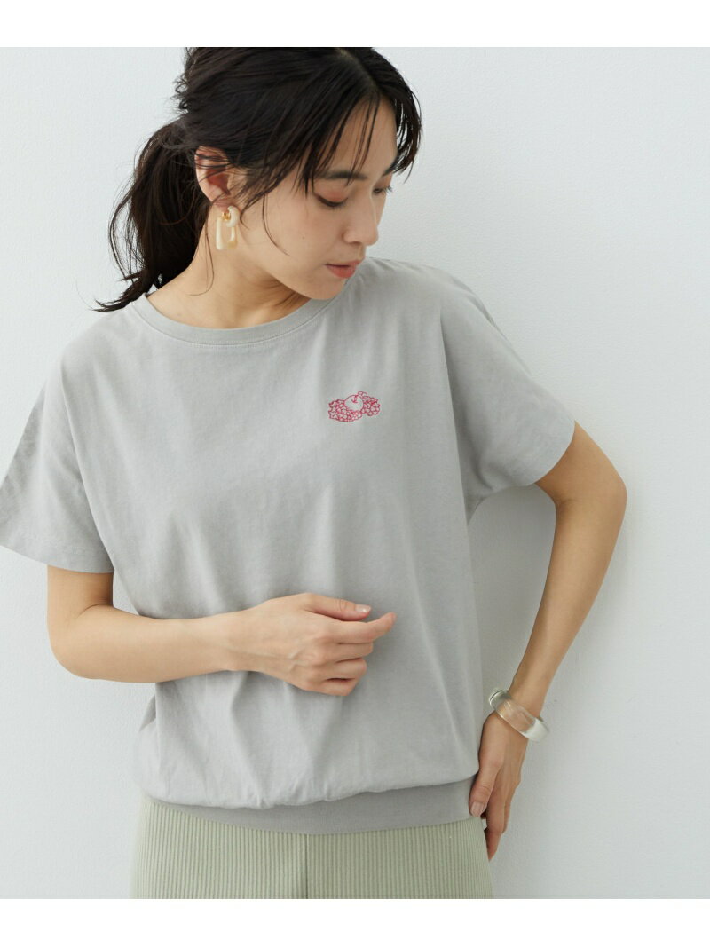 【SALE／40%OFF】SALON adam et rope' 【FRUIT OF THE LOOM】FRENCH SLEEVE TOPS サロン アダム エ ロペ トップス その他のトップス オレンジ グリーン ブラウン グレー