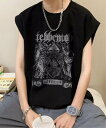 【SALE/68%OFF】NOWLE NOWLE/(M)【NOWLE】ルーズシルエット フロントロゴ ノースリーブTシャツ チェルカ トップス ノースリーブ・タ...